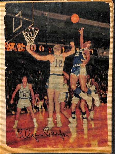 Vintage Newspaper and Magazine articles w/ 8 Autographs including Erving, Jenner (JSA Auction Letter)