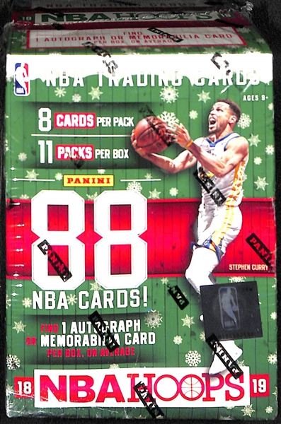 Lot of (2) Panini 2018-19 SEALED Blaster Boxes - Threads & Hoops Holiday Basketball - Potential for Luca Doncic Rookie!
