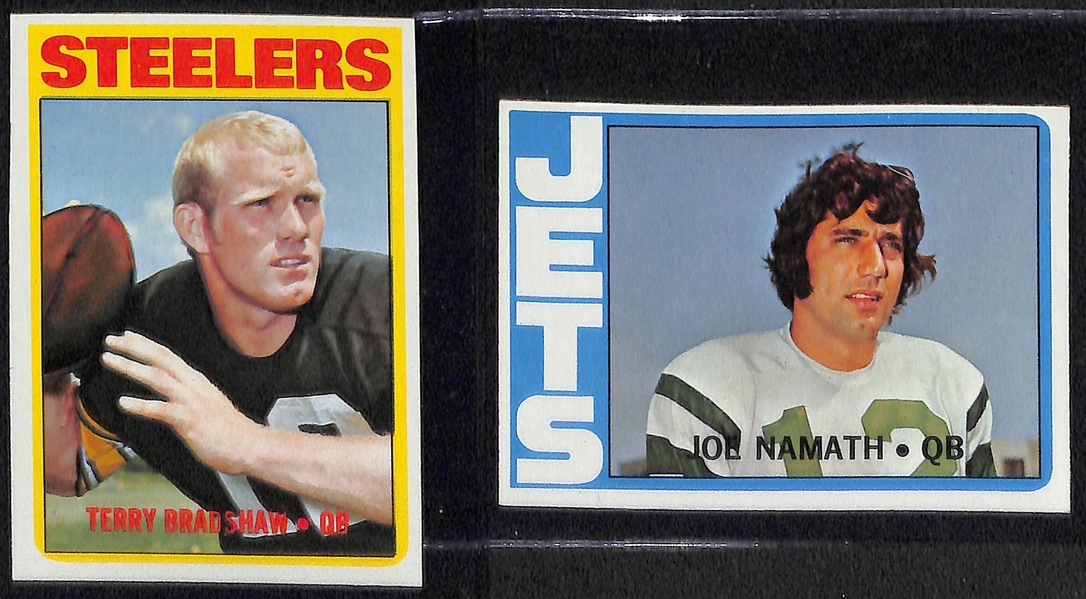 1972 Topps Football Complete Set of 263 Cards w. Roger Staubach Rookie Card