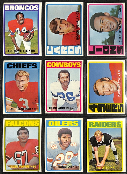 Lot of (115) Topps Football Rookies & Star Cards from 1963-1978 w. 1963 Topps Ray Nitschke RC