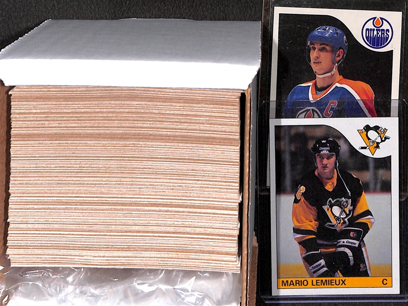 1985-86 Topps Complete Hockey Set w. Mario Lemieux RC