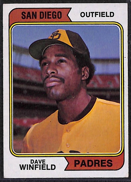 1974 Topps Baseball Complete Set of 660 Cards w. Dave Winfield Rookie Card