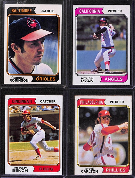 1974 Topps Baseball Complete Set of 660 Cards w. Dave Winfield Rookie Card