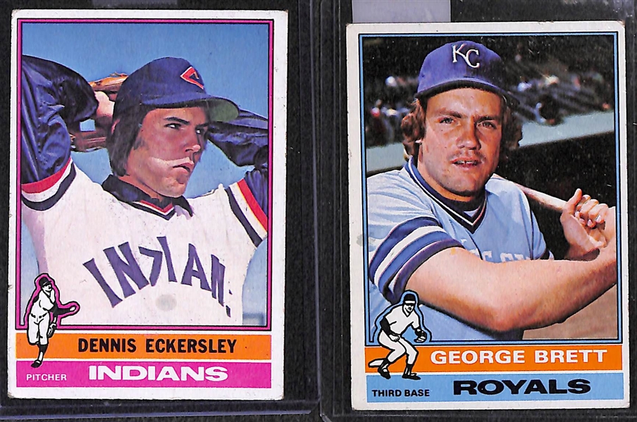 1976 Topps Baseball Complete Set of 660 Cards w. Dennis Eckersley Rookie Card
