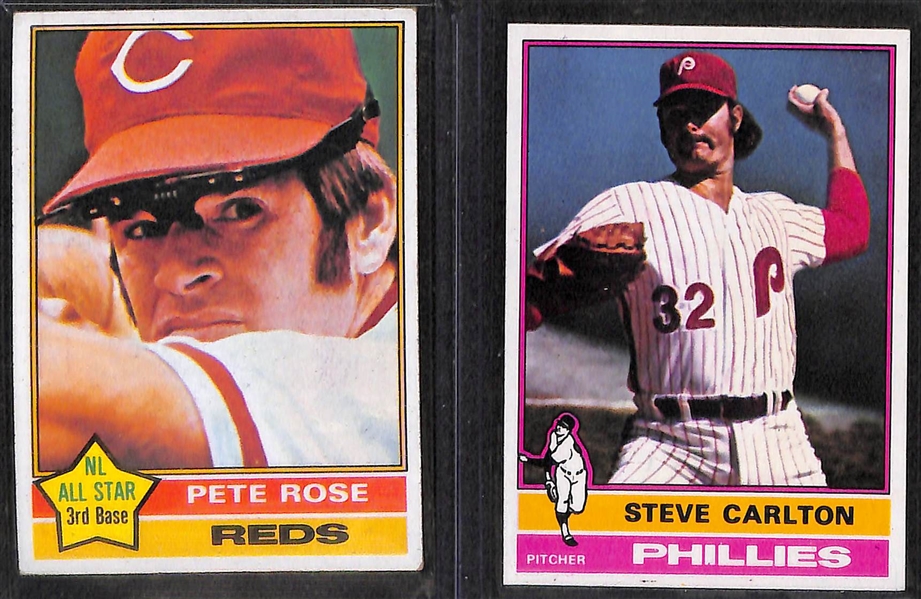 1976 Topps Baseball Complete Set of 660 Cards w. Dennis Eckersley Rookie Card
