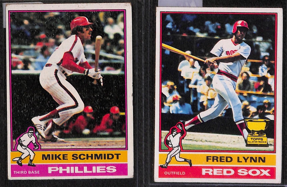 1976 Topps Baseball Complete Set of 660 Cards w. Dennis Eckersley Rookie Card