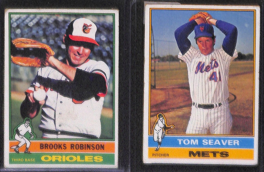 1976 Topps Baseball Complete Set of 660 Cards w. Dennis Eckersley Rookie Card