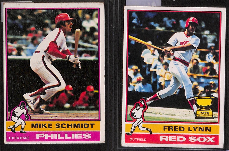 1976 Topps Baseball Complete Set of 660 Cards w. Dennis Eckersley Rookie Card