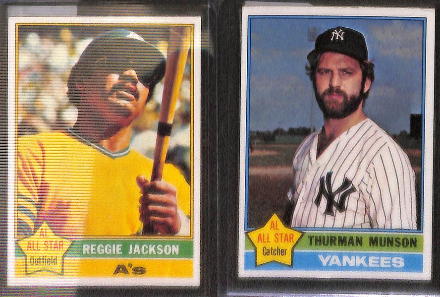 1976 Topps Baseball Complete Set of 660 Cards w. Dennis Eckersley Rookie Card