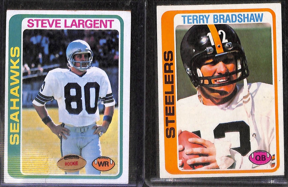 Lot of (2) Topps Football Complete Sets - 1978 & 1982 w. Tony Dorsett Rookie Card