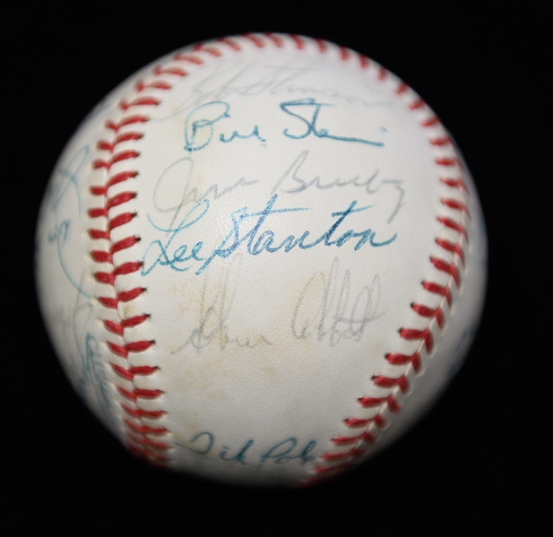(5) Baseballs - (3) Signed (Nolan Ryan, Reds Team-Signed w. Vida Pinson, & Minor League Team w. Jaime Moyer) & (2) Unsigned 1994 World Series