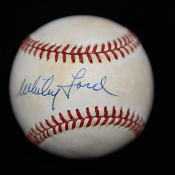 (6) Signed Baseballs - B. Robinson/B. Feller Dual, F. Robinson, M. Irvin, Al Kaline, Joe Sewell (JSA Auction Letter)