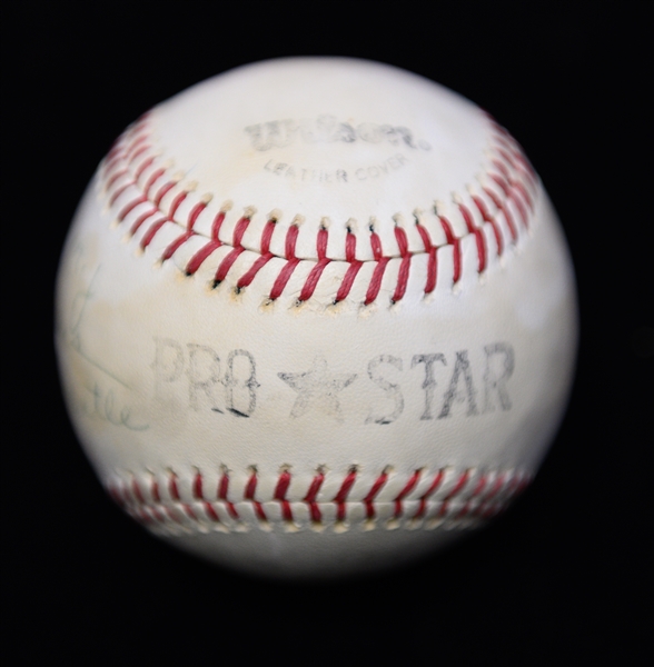 (3) Signed Baseballs - Mickey Mantle (To Jimmy), Charlie Keller/Tommy Byrne Dual, & Will Clark (To Jimmy) w. JSA Auction LOA