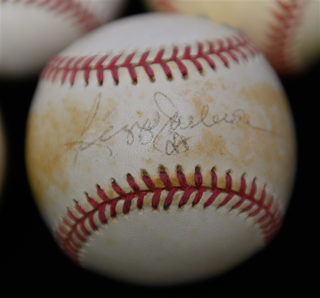 (5) Yankees Signed Official AL Baseballs - (2) Mattingly, Reggie Jackson, Dave Winfield, & T. Henrich, From Marshall Samuel Collection (JSA Auction Letter)