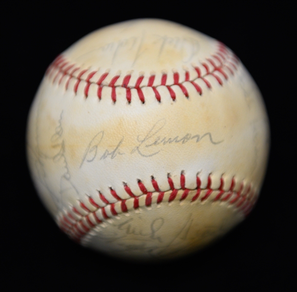 Lot of (4) Signed Baseballs From the Marshall Samuel Collection  Inc. 2 Yankees Team-Signed Baseballs w. Catfish Hunter!