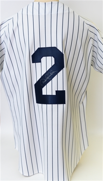 Derek Jeter Authentic Signed Yankees Jersey (JSA Auction Letter)