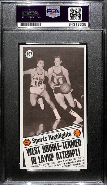 1970 Topps Jerry West #107 Signed All-Star Card (PSA/DNA Encased)