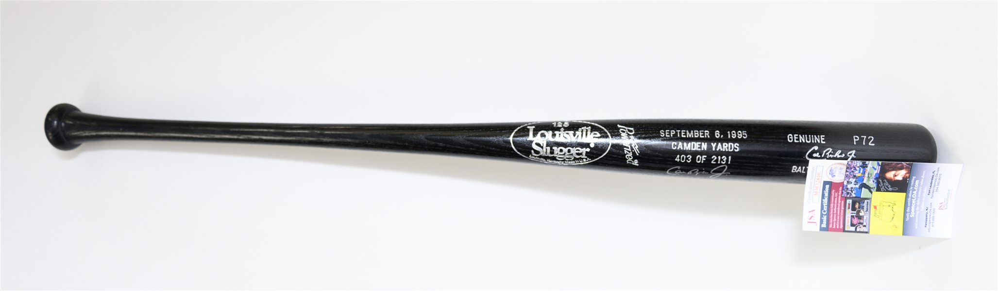 Cal Ripken Jr Signed Full Size Louisville Slugger (JSA COA)