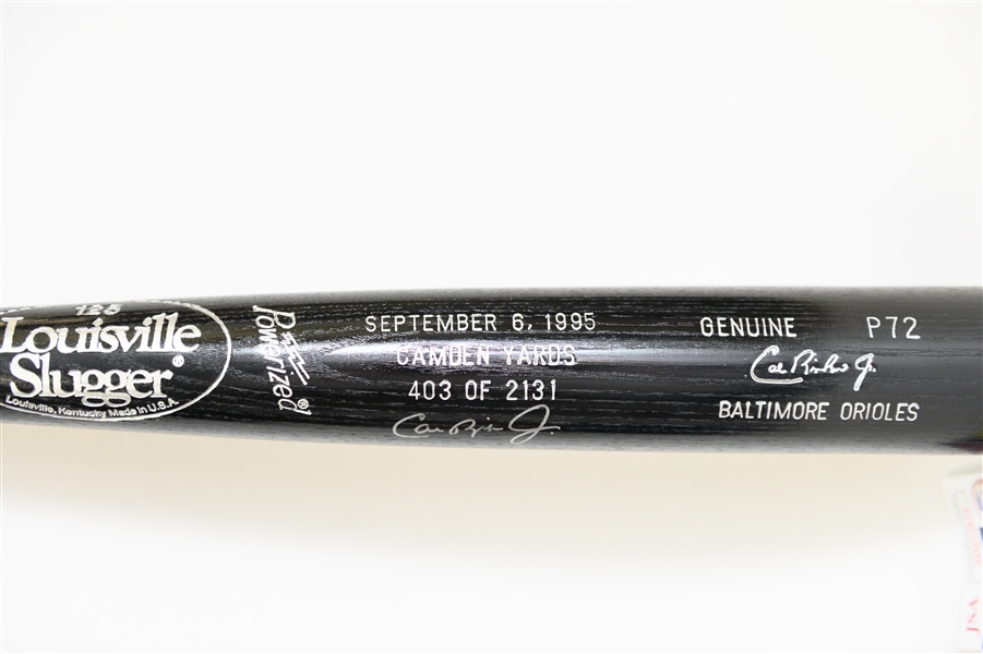 Cal Ripken Jr Signed Full Size Louisville Slugger (JSA COA)