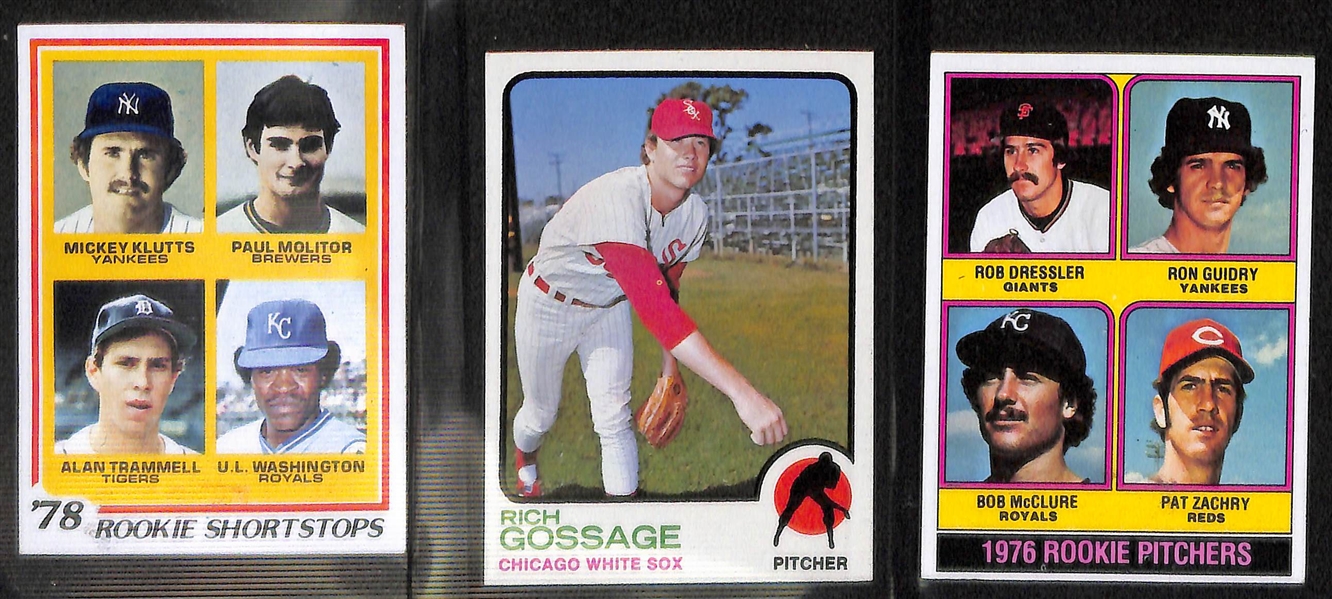 Lot of (13) 1970s Rookies Inc. Eddie Murray, Carter, Molitor 