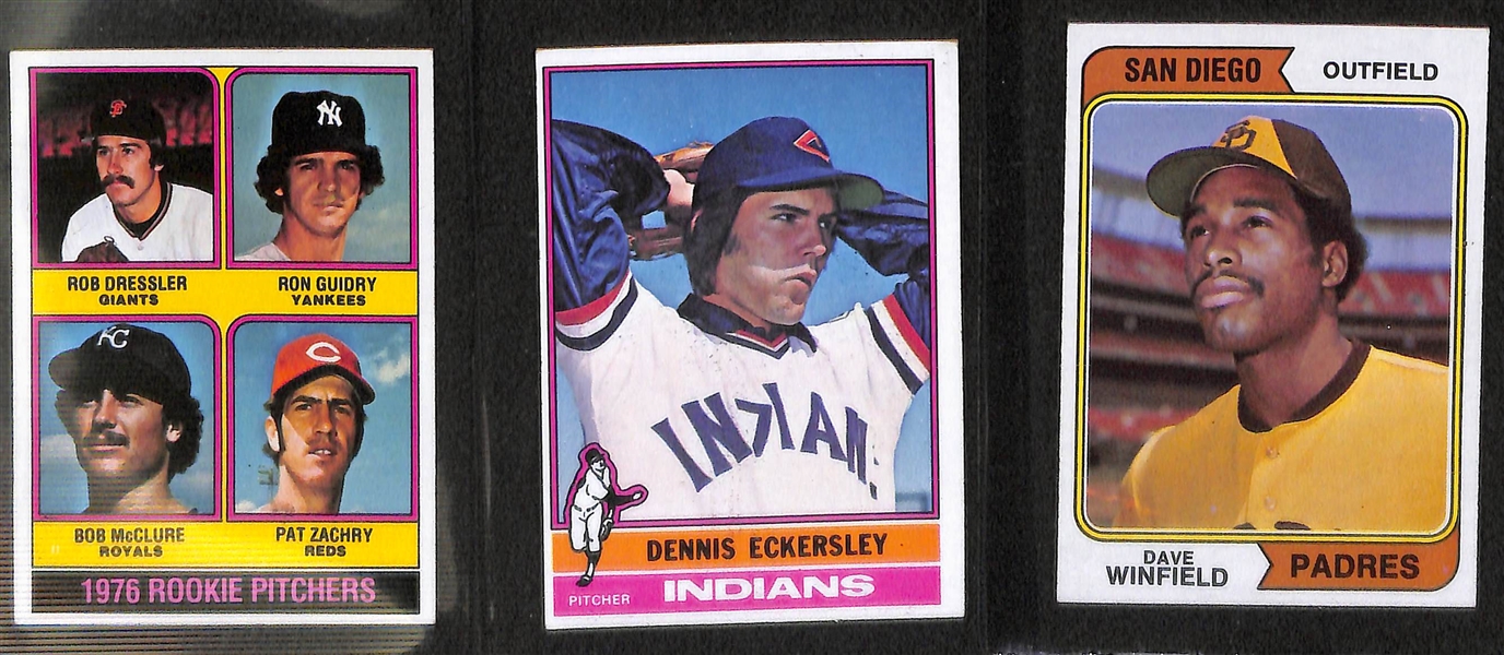 Lot of (13) 1970s Rookies Inc. Eddie Murray, Carter, Molitor 