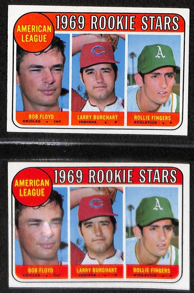 Lot of (8) 1960s and Early 1970s Baseball Rookie Cards Inc. Joe Morgan, Thurman Munson