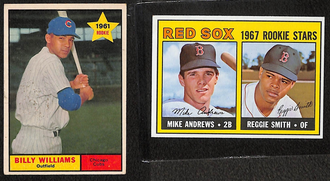 Lot of (8) 1960s and Early 1970s Baseball Rookie Cards Inc. Joe Morgan, Thurman Munson