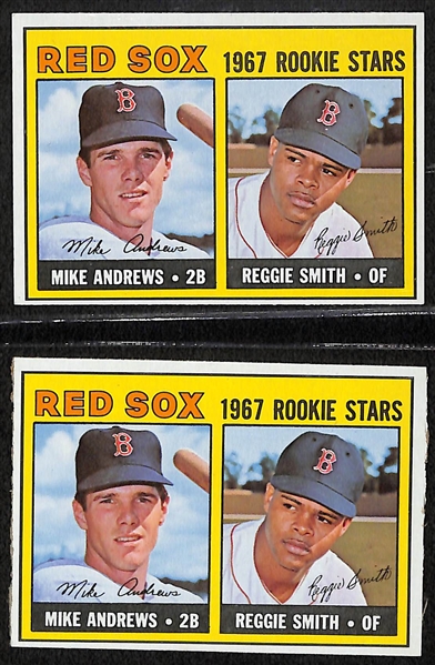 Lot of (8) 1960s and Early 1970s Baseball Rookie Cards Inc. Joe Morgan, Thurman Munson