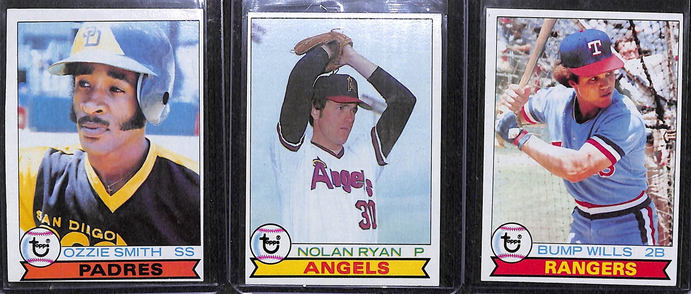 1979 Topps Baseball Complete Set of 726 Cards w. Ozzie Smith Rookie Card