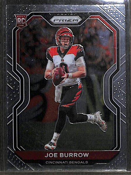 2020 Prizm Football Joe Burrow and Ceedee Lamb Rookie Cards