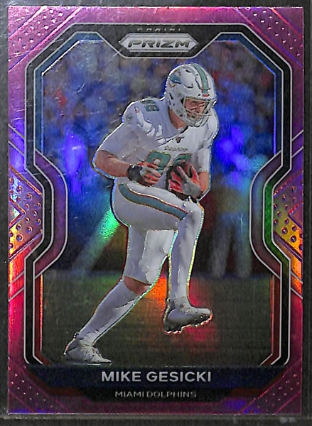 Lot of (4) 2020 Prizm and Optic Football Rookies and Stars Including Justin Herbert