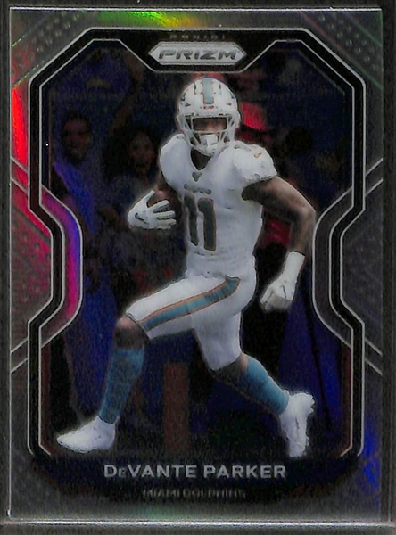 Lot of (4) 2020 Prizm and Optic Football Rookies and Stars Including Justin Herbert