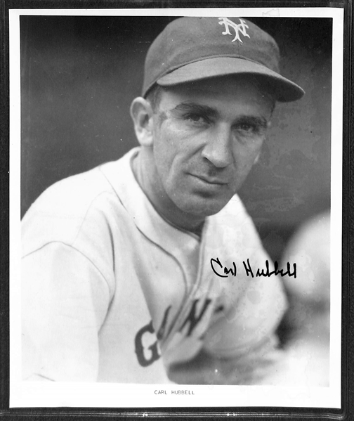 HOF Sports Memorabilia and Autograph Lot inc. (2) Carl Hubbell (JSA Auction Letter)