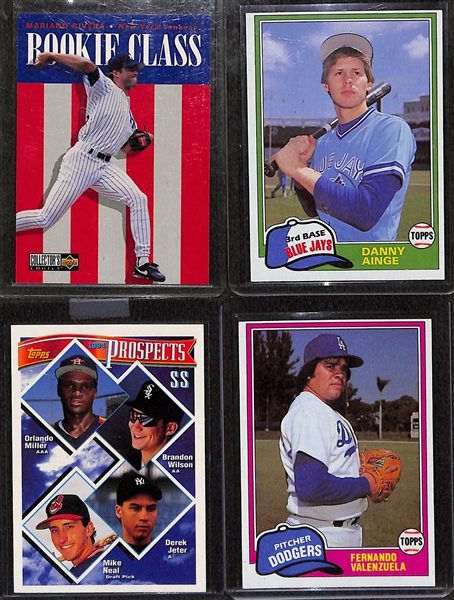 (270+) Baseball Card Lot inc. Derek Jeter, Ken Griffey Jr. and Bo Jackson