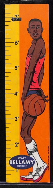 Lot of (16) 1969 Topps Rulers w. Havlicek, Monroe, Unseld, Lucas, Greer, Thurmond, Bing, Cunninghan, Goodrich,  +