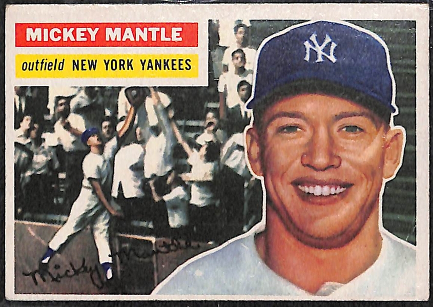 1956 Topps Mickey Mantle Card