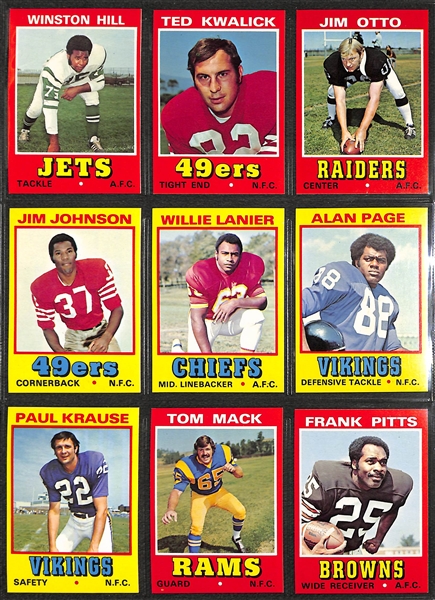 1974 Wonder Bread Football Complete Set of (30) - Csonka, Griese, Plunkett