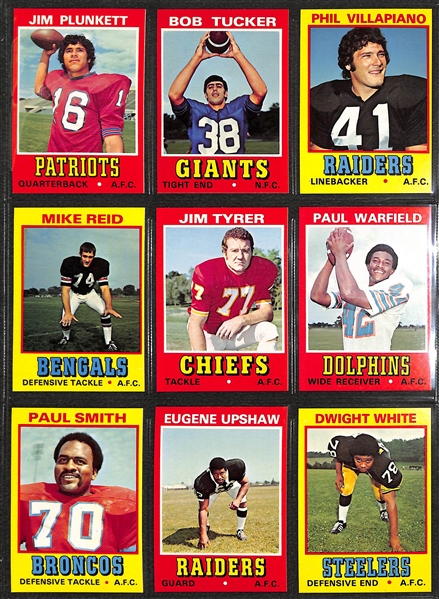 1974 Wonder Bread Football Complete Set of (30) - Csonka, Griese, Plunkett