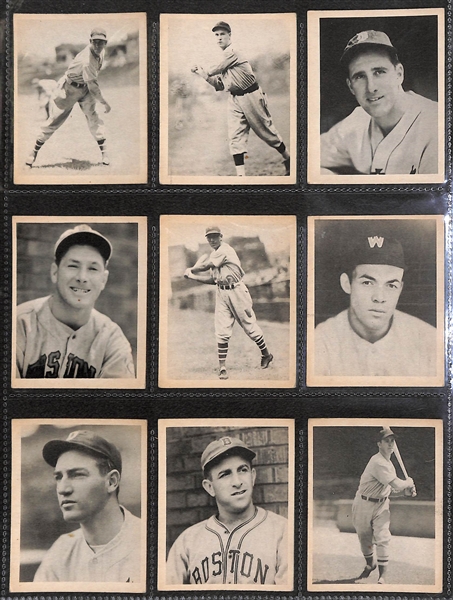 Near Complete 1939 Play Ball Set (158 of 162 Cards) - Many HOFers
