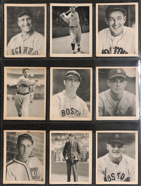 Near Complete 1939 Play Ball Set (158 of 162 Cards) - Many HOFers