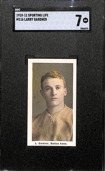 High Grade 1910-11 Sporting Life M116 Larry Gardner SGC 7 NM
