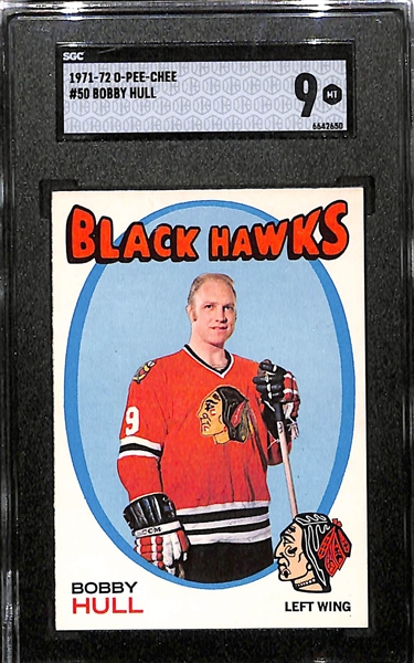 1970 O-Pee-Chee Bobby Hull Graded SGC 9 Mint (SGC Pop 1!)