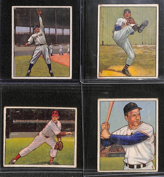 1950 Bowman Baseball Partial Set - 165 of 252 Cards