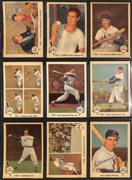 1959 Fleer Ted Williams Near Complete Set (79 of 80 Cards) - Missing Card #68