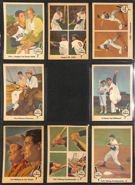 1959 Fleer Ted Williams Near Complete Set (79 of 80 Cards) - Missing Card #68