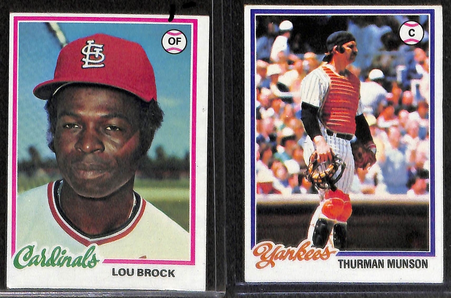 1978 Topps Baseball Complete Set Featuring Paul Molitor and Eddie Murray Rookies