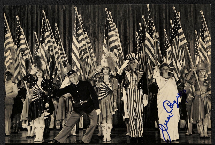 Lot of (3) Actor/Actress Signed Photos - (2) James Cagney Signed 8x10 Photos & Gene Raymond/Jeanette MacDonald - JSA Auction Letter