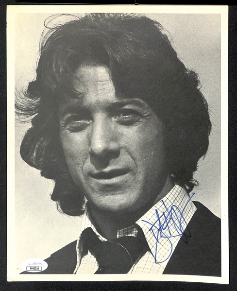  Dustin Hoffman Signed 8'x10 Photo & Greer Garson/Walter Pidgeon Dual Signed 8x10 Madame Curie Movie Photo - JSA Auction Letter