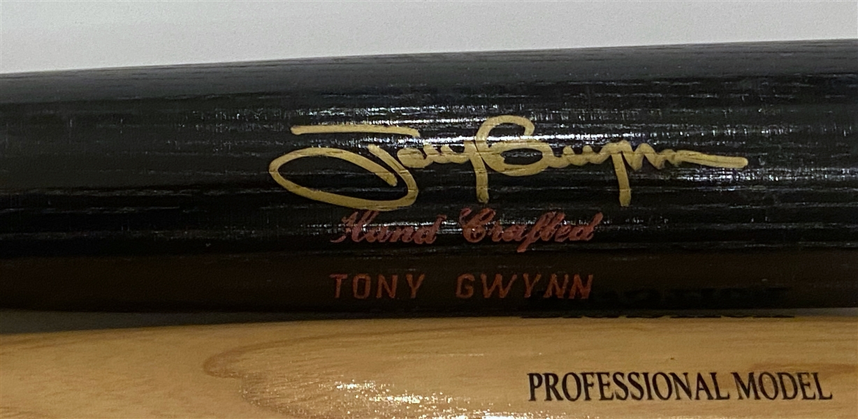 Lot of (3) Signed Baseball Bats - Tony Gwynn, Wade Boggs, Evan Longoria - JSA Auction Letter