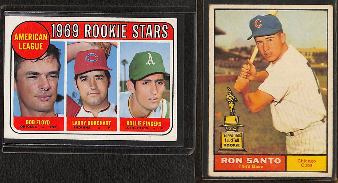 Lot of (23) 1960s and 1970s Baseball Rookie Stars Inc. Eddie Murray, Fingers, Santo, Molitor, Allen
